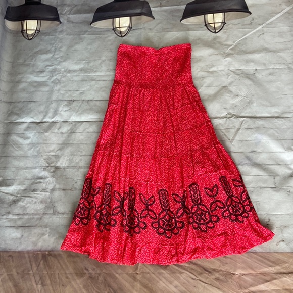 EUC Free People Strapless Sundress Size Small - Picture 1 of 11